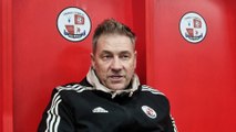 Scott Lindsey celebrates a year as Crawley Town manager