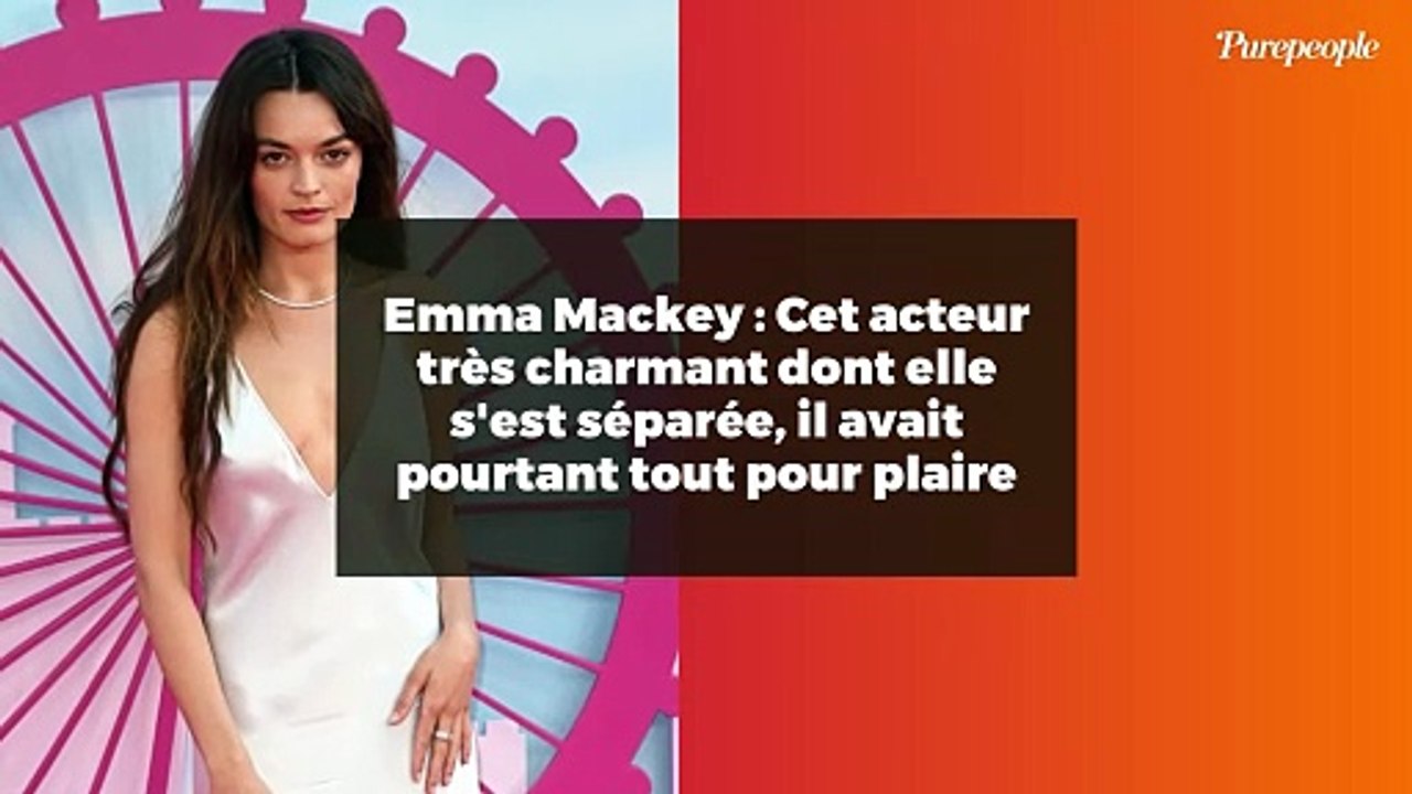 Emma Mackey : Cet acteur très charmant dont elle s'est séparée, il avait pourtant tout pour plaire