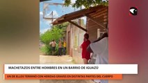Machetazos entre hombres en un barrio de Iguazú