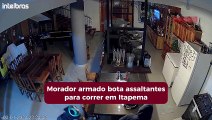 Assaltantes invadem casa e atiram contra moradores no Morro da Linguiça