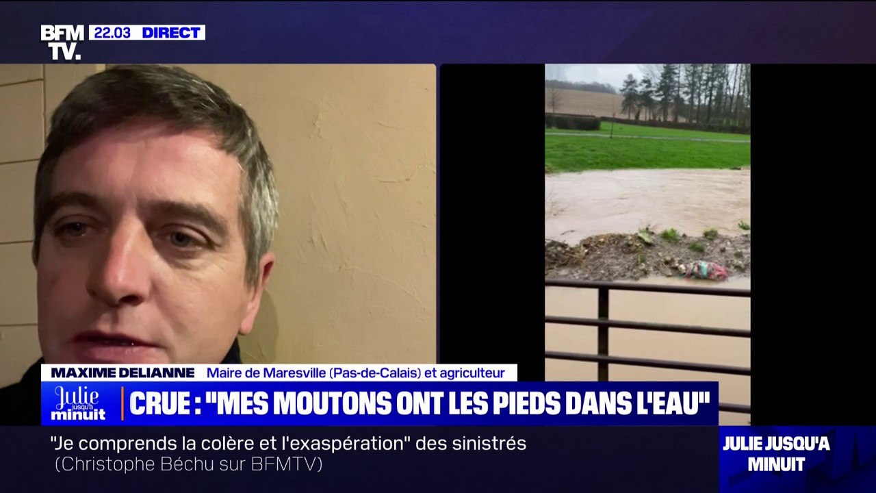 "Les administrés veulent des solutions rapidement": Maxime Delianne, maire de Maresville (Pas-de-Calais) et agriculteur, réagit à la nouvelle crue qui a touché sa commune
