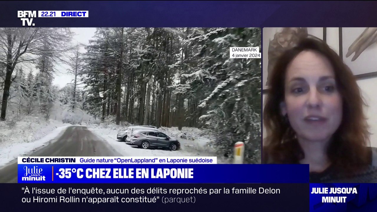 "On a eu jusqu'à -40°C dans la journée": Cécile Christin, propriétaire d'une entreprise de chiens de traineau en Laponie suédoise, évoque la vague de froid qui s'abat sur le nord de l'Europe