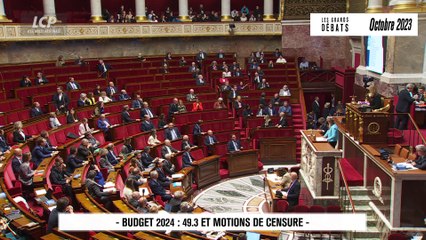 Les grands débats - Budget 2024 : 49.3 et motions de censure