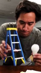how NOT to change a lightbulb Zach king magical shorts videos.