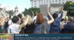 Argentina: Sindicatos de trabajadores protestan frente al Congreso ante medidas impulsadas por Milei
