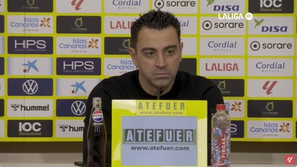 Rueda de prensa Xavi Hernández tras la victoria ante Las Palmas