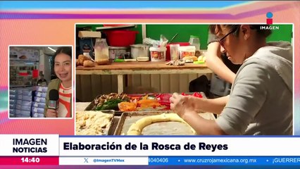 Así elaboran la tradicional Rosca de Reyes en el Centro Histórico