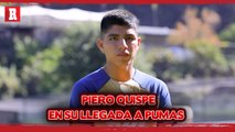 Piero Quispe tras su llegada a Pumas: 