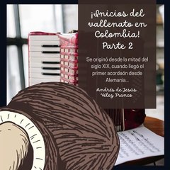 -ANDRÉS DE JESÚS VÉLEZ FRANCO- EL VALLENATO ES OBJETO DE UNA ENSEÑANZA ACADÉMICA FORMAL (PARTE 2) (@AndresdeJesus90)