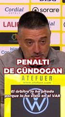 Garcia Pimienta opina sobre el polémico penalti a Gündogan