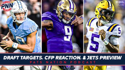 LIVE: Draft targets, CFP reaction, and Jets preview | Patriots Nation