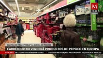 Carrefour informa que dejará de vender productos PepsiCo