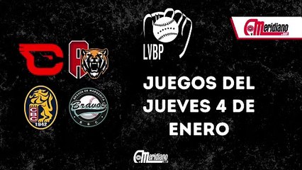 LVBP: Resultados del jueves, 4 de enero.