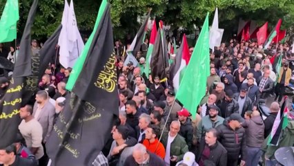 Thousands attend funeral for Hamas deputy Saleh al-Arouri in Lebanon