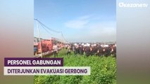 Ratusan Personel Gabungan Diterjunkan Evakuasi Gerbong di Cicalengka