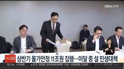 상반기 물가안정 11조원 집행…이달 중 설 민생대책