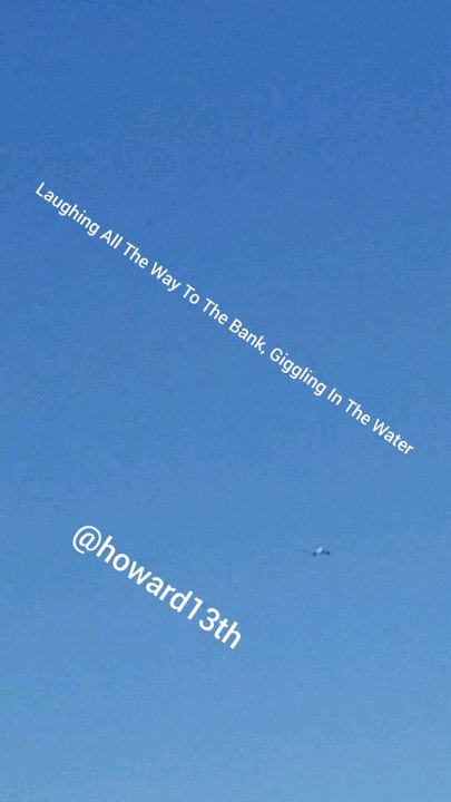 "Laughing All The Way To The Bank, Giggling In The Water" 1/2/2024