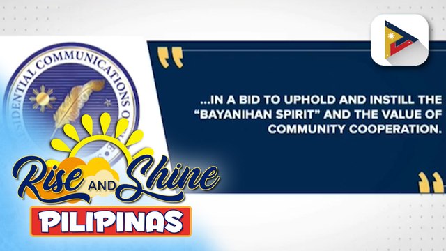 Gov’t agencies at LGUs, inatasan ni Pres. Marcos Jr. na ipagdiwang ang Community Dev’t Week at Community Dev’t Day