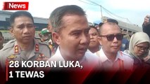 Pj Gubernur Jawa Barat Sebut Ada 28 Korban Luka dan 1 Tewas  dalam Tabrakan KA di Cicalengka