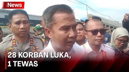 Pj Gubernur Jawa Barat Sebut Ada 28 Korban Luka dan 1 Tewas  dalam Tabrakan KA di Cicalengka