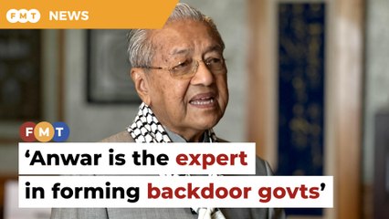 Dr M takes swipe at Anwar over ‘Dubai Move’