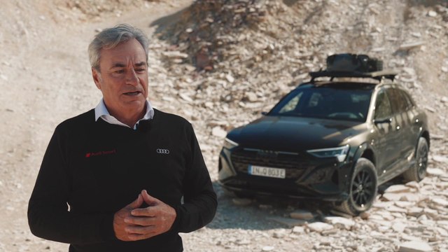 Audi Q8 e-tron edition Dakar - Interview Carlos Sainz, Audi Factory Driver