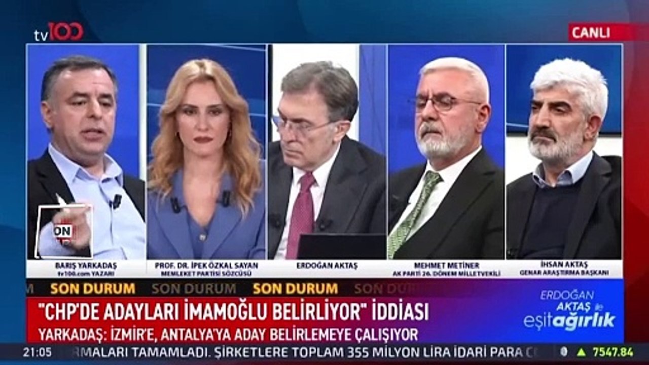 Barış Yarkadaş: Ekrem Bey mesaisini adaylara harcıyor.