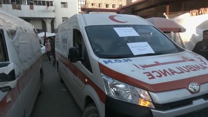 فعالية احتجاجية رفضا لاستهداف الاحتلال طواقم الإسعاف في غزة