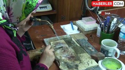 Kütahya'da Kadınlar Telkari Sanatı Öğreniyor
