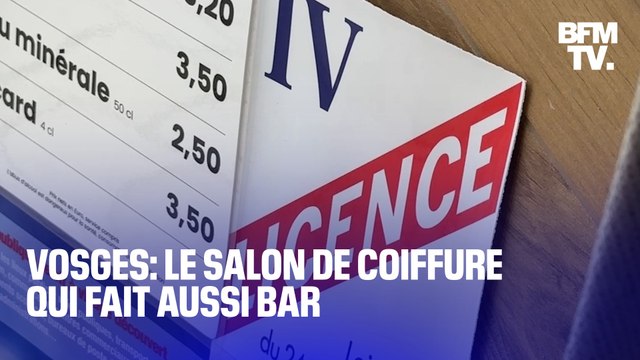TANGUY DE BFM - Champagne et coiffure : j'ai testé le salon de coiffure Licence IV