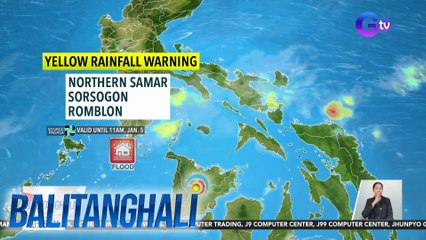 Ilang panig ng Bicol Region at Eastern Visayas, inulan | BT