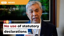 SDs no longer a danger, says Zahid