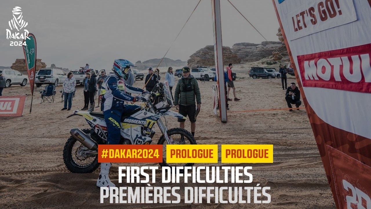 First difficulties - Prologue - #Dakar2024