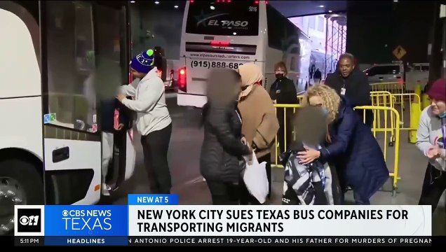 La mairie de New York, en lutte contre l'immigration illégale, réclame en justice 708 millions de dollars aux sociétés d'autocars affrétées depuis 2022 par des États du sud comme le Texas pour envoyer des migrants dans la mégapole du nord