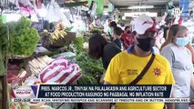 PBBM, tiniyak na palalakasin ang agriculture sector at food production kasunod ng pagbagal ng inflation rate