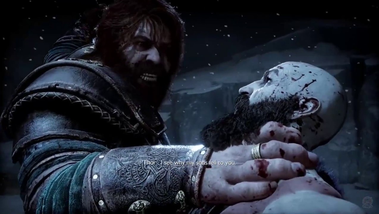 God of War 5 Ragnarok - THOR Vs Kratos Boss Fight PS5 (4K 60FPS) Full Fight Gameplay