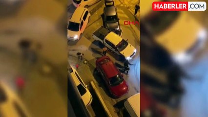 Ümraniye'de Sokak Ortasında Trafik Kavgası: Kaldırım Taşı ve Kürek Kullanıldı