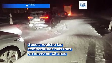 Frío extremo en la región nórdica e inundaciones persistentes en el noroeste de Europa