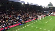 Luton Town fans against Chelsea