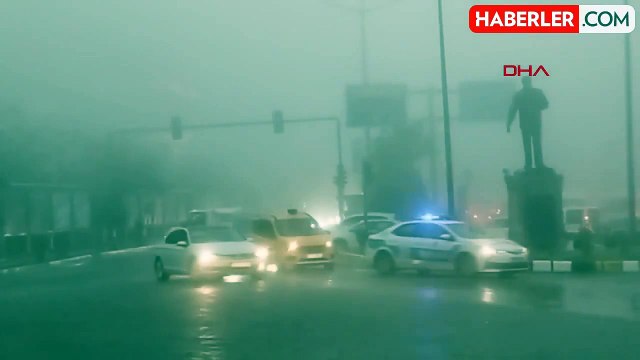 Mardin'de Sis Nedeniyle Sürücüler Zor Anlar Yaşıyor