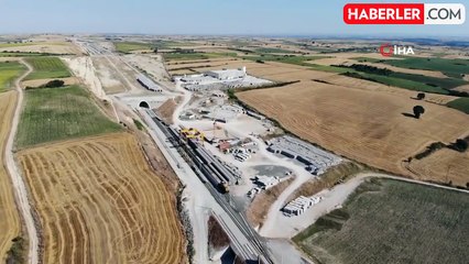 Türkiye'yi Avrupa'ya bağlayacak hızlı tren çalışmalarında Edirne kısmı haziranda bitiyor