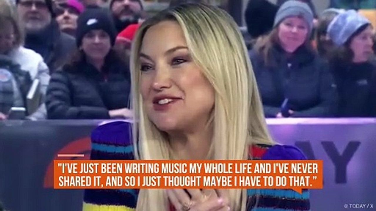 Kate Hudson has been writing music her 'whole life'