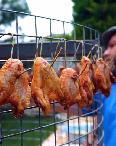 A Huge Beef Legs of KFC! Ruddy Crust and Piquant Test of Juicy Meat.