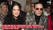 Alain Delon et Anouchka vont portent plainte contre Anthony Delon, 