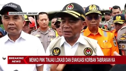 Menko PMK Muhadjir: Masih Ada 2 Korban Terjebak di Gerbong KA Turangga