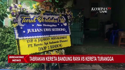 Kerabat Datangi Rumah Duka Masinis Julian, Korban Tabrakan Kereta di Cicalengka