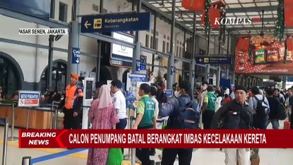 Buntut Tabrakan KA di Cicalengka, Penumpang dari Jakarta hingga Surabaya Batal Berangkat