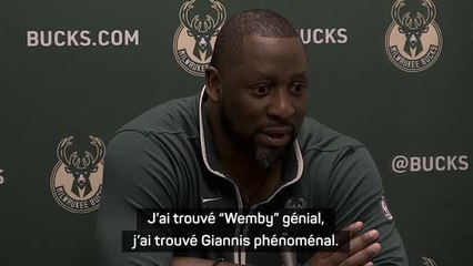 Bucks - Griffin : "J'ai trouvé 'Wemby' génial, Giannis Antetokounmpo phénoménal"