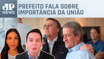 Valdemar garantiu apoio de Bolsonaro à reeleição em SP, diz Nunes; Amanda Klein e Dantas comentam