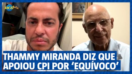 Em live com Padre Júlio, Thammy diz que apoiou CPI por 'equívoco'